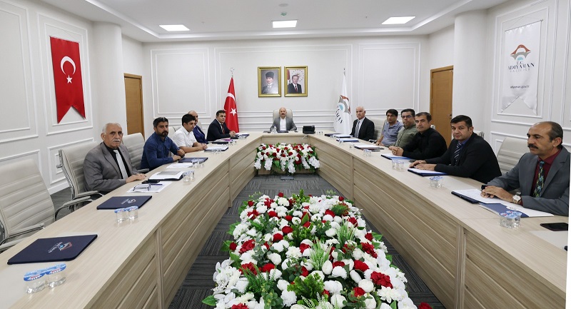 Adıyaman'da Kırsal Kesimdeki Çalışmalar Konuşuldu