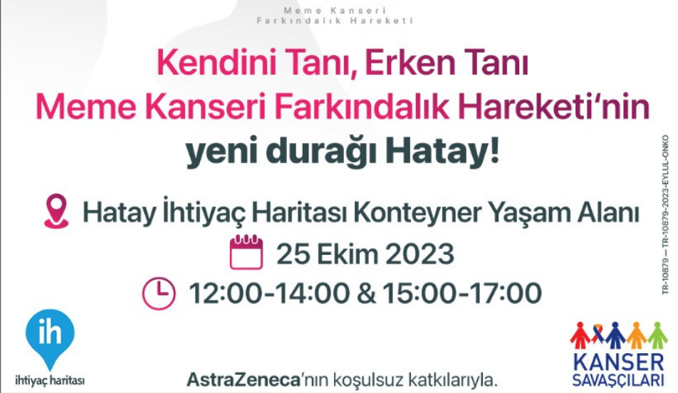 Hatay’da Depremzede Kadınlara Meme Kanseri Eğitimleri Başlıyor