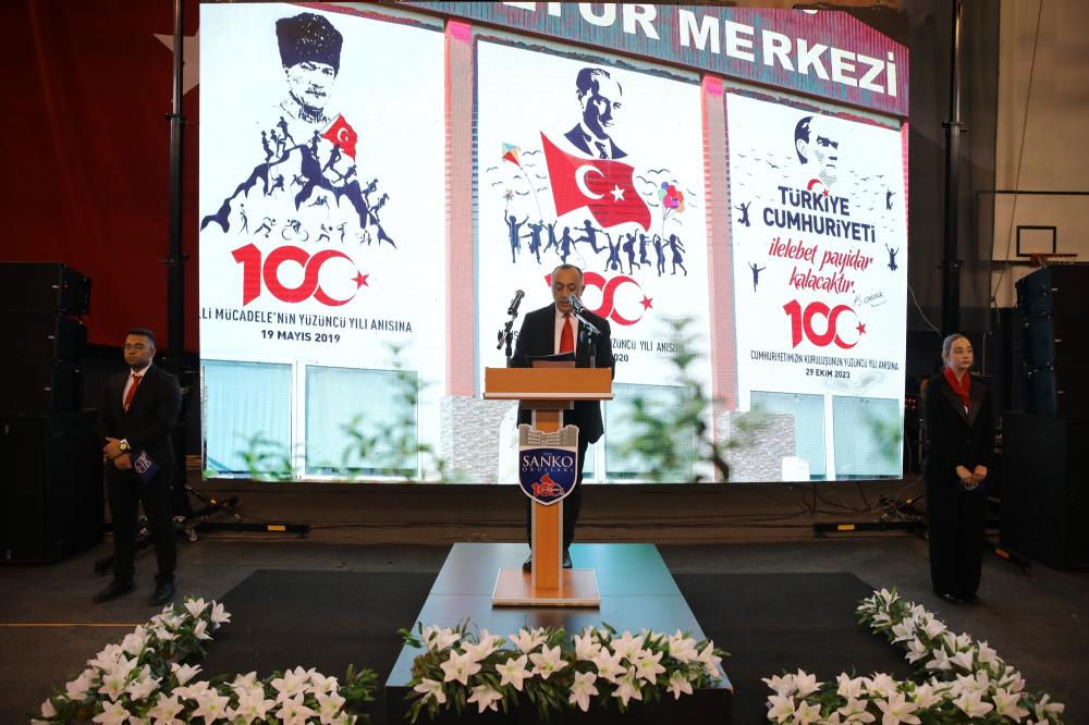 SANKO OKULLARI’NDA CUMHURİYETİN 100.YILI COŞKUYLA KUTLANDI