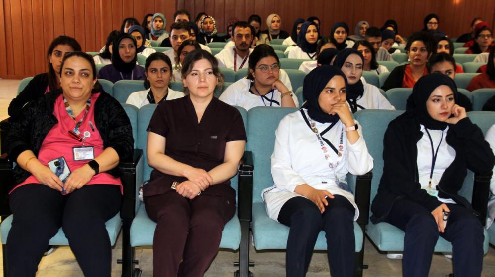 Fırat Üniversitesi Hastanesi'nde Biyolojik Risklerden Korunma Konulu Eğitim Sunumu Gerçekleştirildi