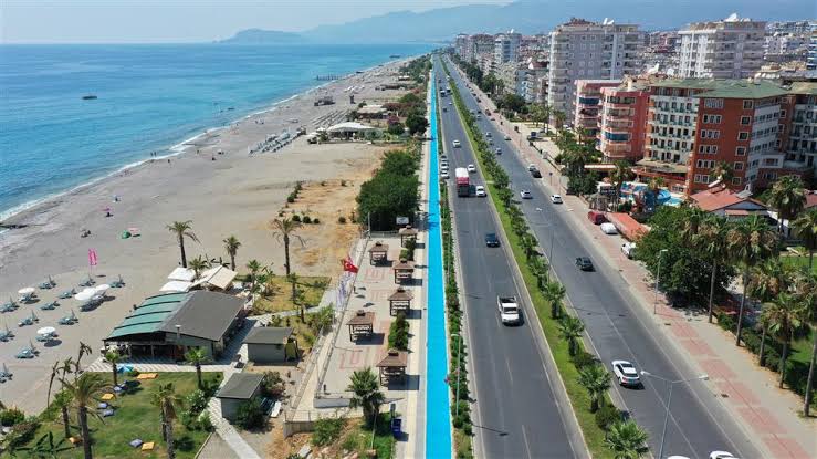 ALANYA - GAZİPAŞA ARASINA YENİ BİSİKLET YOLU