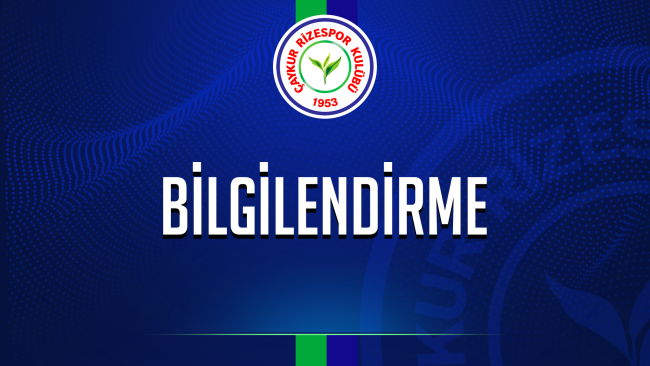 ÇAYKUR RİZESPOR'DAN FAYE’NİN SAĞLIK DURUMU HAKKINDA BİLGİLENDİRME