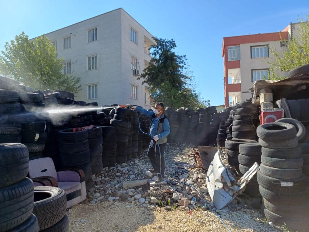 Larva İlaçlama Çalışmaları Hız Kesmeden Devam Ediyor