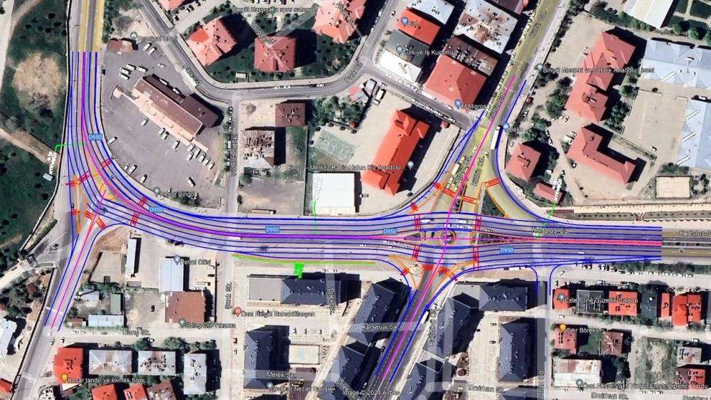 Bingöl’de Dört Ana Kavşak Yeniden Düzenlenecek