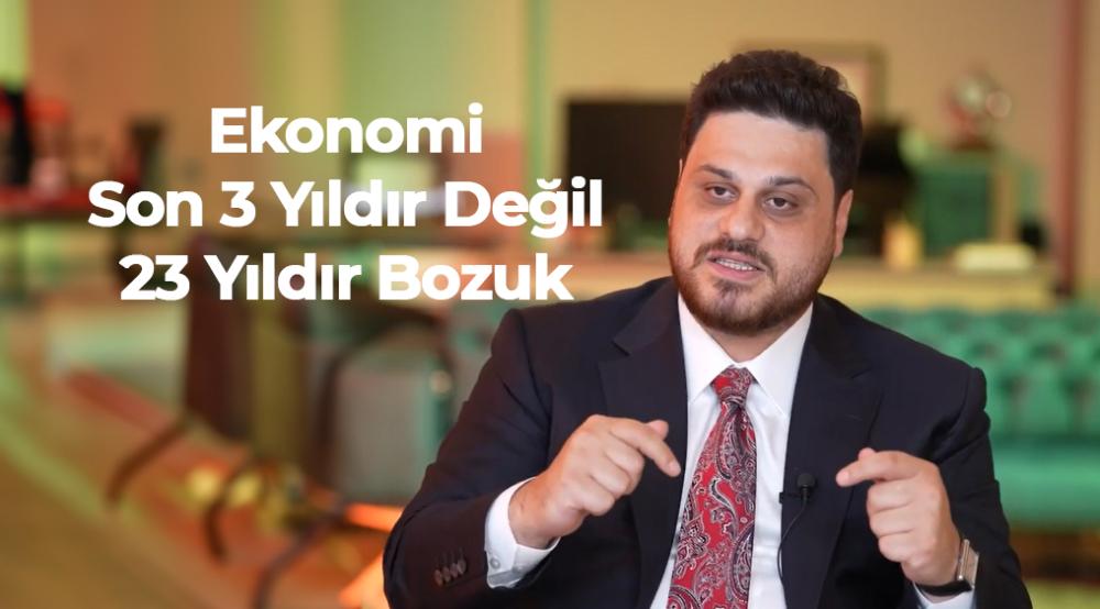 BTP LİDERİ HÜSEYİN BAŞ'TAN EKONOMİ ELEŞTİRİSİ: 