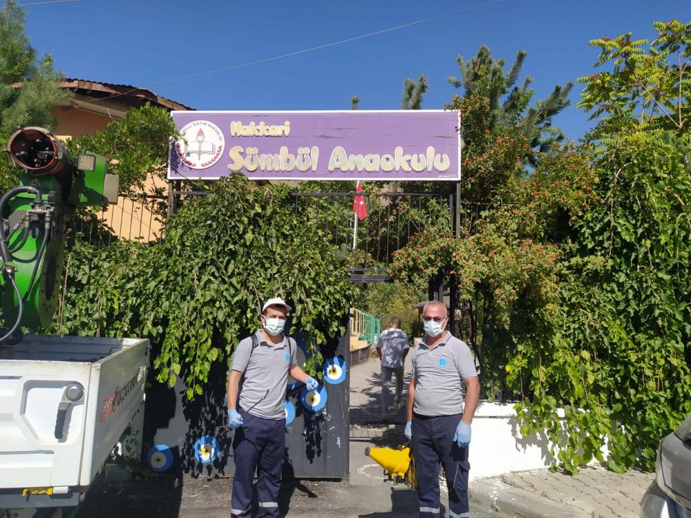 HAKKARİ’DE EĞİTİM ÖNCESİ OKUL PANSİYONLARINDA HİJYEN ÇALIŞMALARI