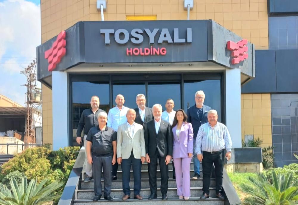 TOSYALI HOLDİNG’E İTSO’DAN TEBRİK ZİYARETİ