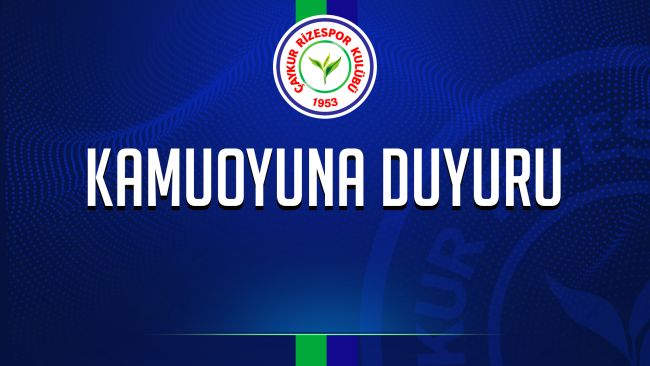 ÇAYKUR RİZESPOR'DA OLAĞANÜSTÜ GENEL KURUL TOPLANTISI YAPILACAK