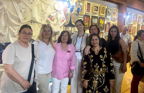 GELİBOLU HALK EĞİTİM KURSİYERLERİNİN EL EMEĞİ GÖZ NURU  SERGİLERİNİN AÇILIŞI YAPILDI