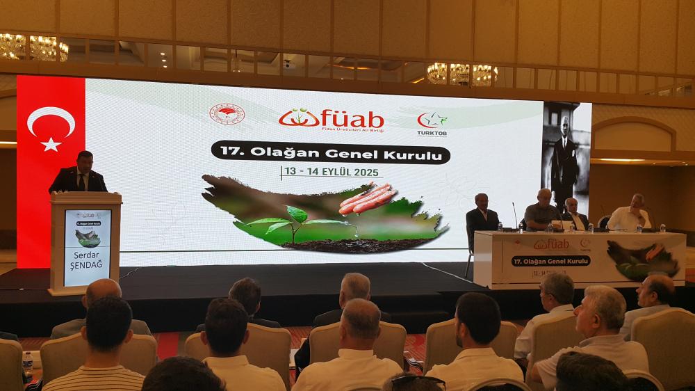 FİDAN ÜRETİCİLERİ ALT BİRLİĞİ GENEL KURULUNU ANKARA\'DA  GERÇEKLEŞTİRDİ