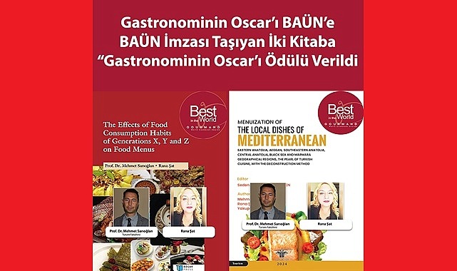 TÜRK GASTRONOMİSİNE DÜNYA ÇAPINDA ÇİFTE ÖDÜL GURURU
