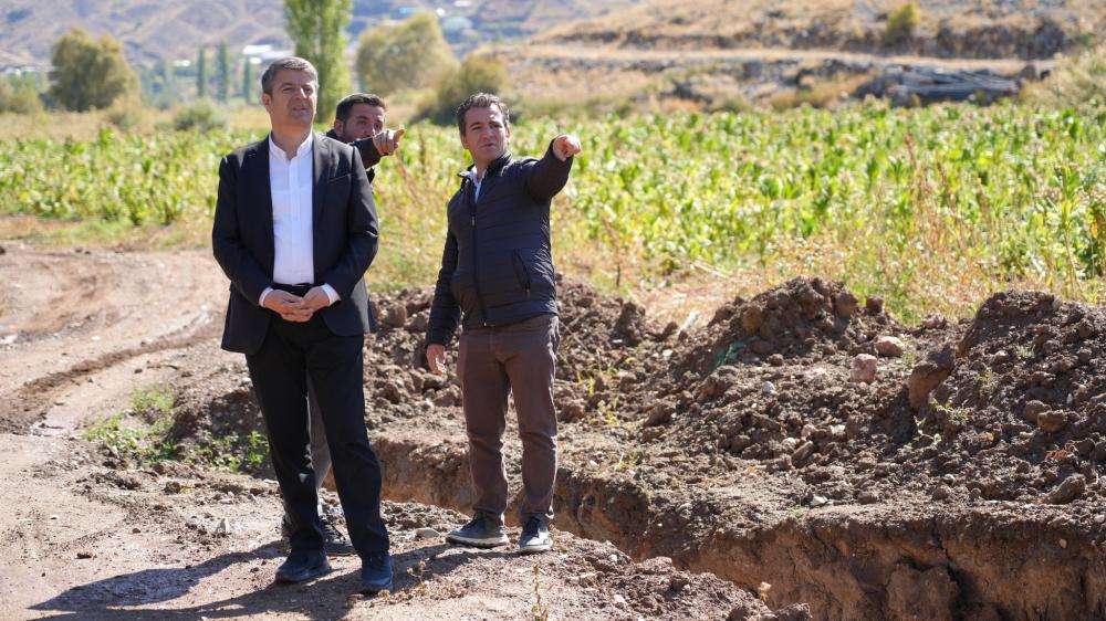 BAŞKAN TUTDERE: “SU ARZINI GÜÇLENDİRMEK İÇİN YENİ KUYULAR DEVREYE ALINACAK”